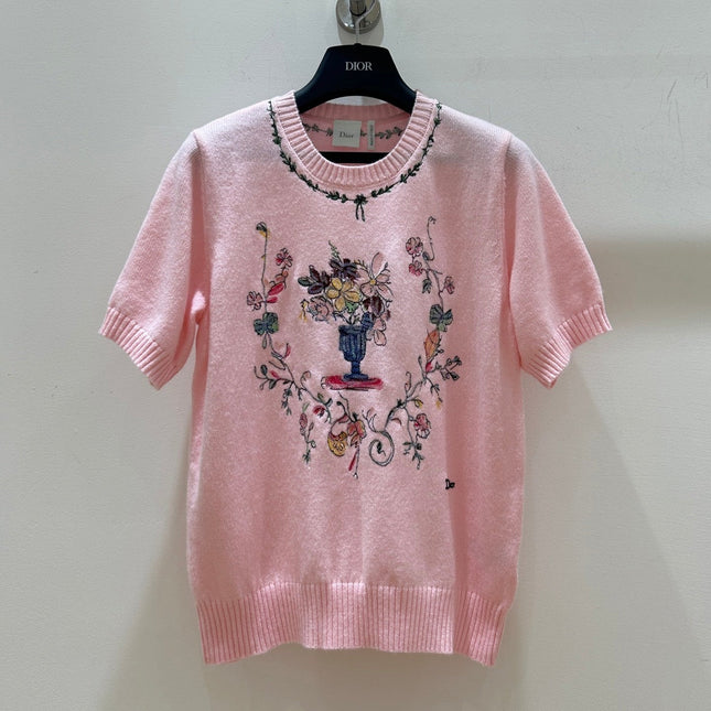 DIOR 26S SHORT-SLEEVE CREWNECK T-SHIRT 1357