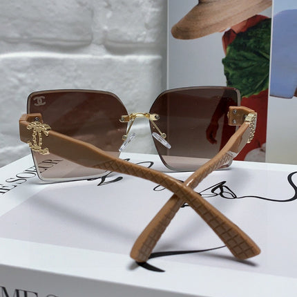 CHANEL 26S OVERSIZE RIMLESS SQUARE FRAME IN ACETATE 404637