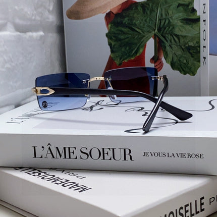 CARTIER 26S RIMLESS RECTANGULAR FRAME IN METAL 439510