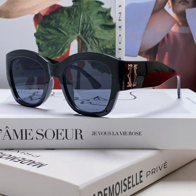 CHUNKY SQUARE FRAME SUNGLASSES 533149 IN ACETATE