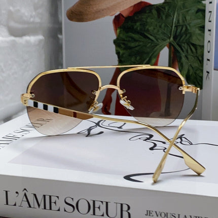 BURBERRY 26S AVIATOR FRAME IN METAL 424565