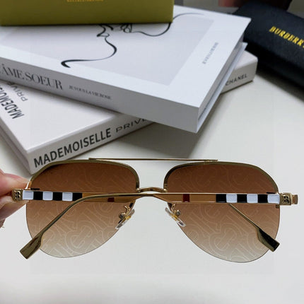 BURBERRY 26S AVIATOR FRAME IN METAL 424565