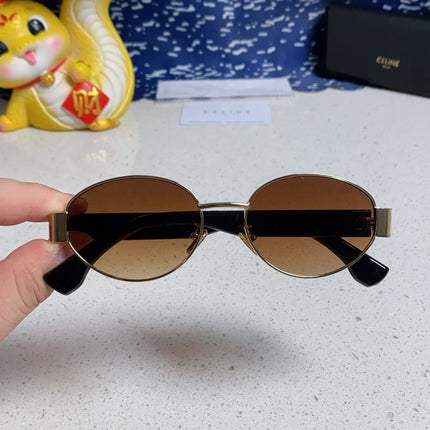 CELINE 26S OVAL FRAME IN METAL 493072