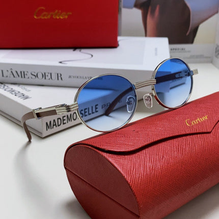 CARTIER 26S ROUND FRAME IN METAL 443353