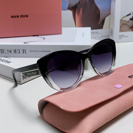 GLIMPSE SUNGLASSES 576813 IN BLACK AND CLEAR ACETATE