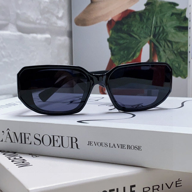 GLIMPSE SUNGLASSES 576821 IN BLACK ACETATE