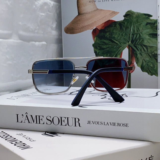 SQUARE FRAME SUNGLASSES 576880 IN METAL
