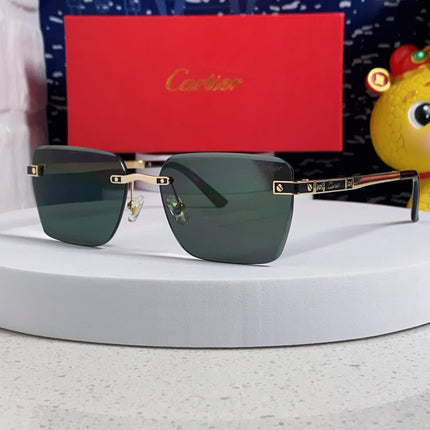 CARTIER 26S RIMLESS RECTANGULAR FRAME IN METAL 438004