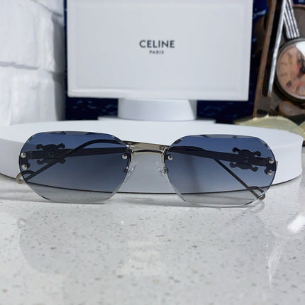 CELINE 26S POLYGONAL FRAME IN METAL 493097
