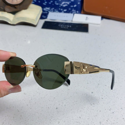 CELINE 26S RIMLESS OVAL FRAME IN METAL 493104