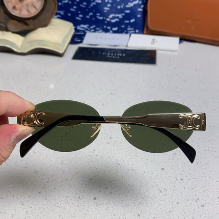 CELINE 26S RIMLESS OVAL FRAME IN METAL 493104