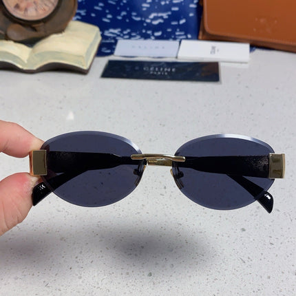 CELINE 26S RIMLESS OVAL FRAME IN METAL 493106