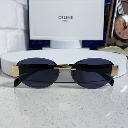 CELINE 26S RIMLESS OVAL FRAME IN METAL 493106