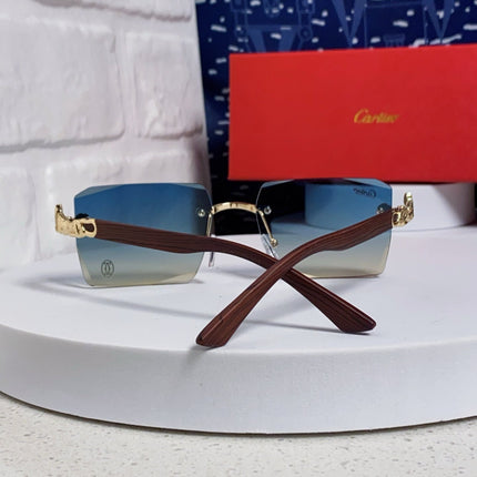 CARTIER 26S RIMLESS SQUARE FRAME IN METAL 439559