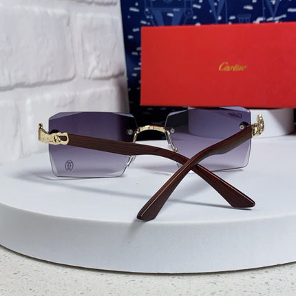 CARTIER 26S RIMLESS SQUARE FRAME IN METAL 439561