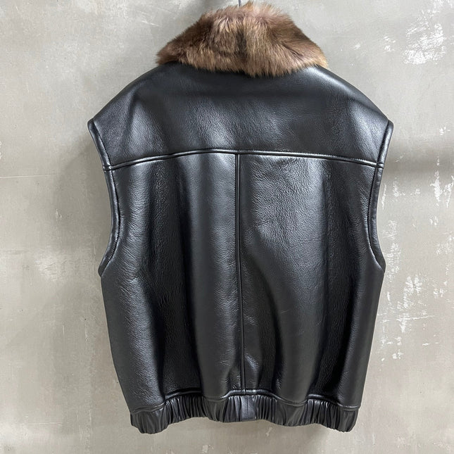 YSL 25S LEATHER VEST STYLE 144