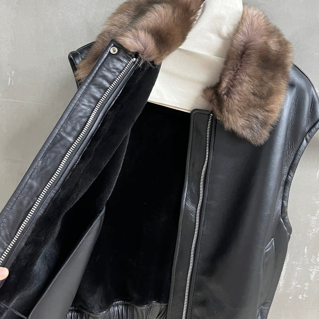YSL 25S LEATHER VEST STYLE 144