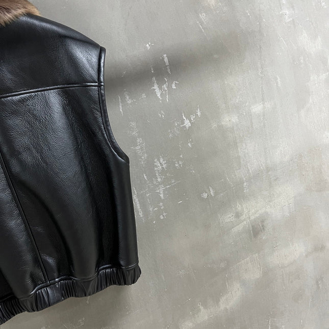 YSL 25S LEATHER VEST STYLE 144