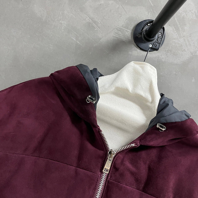 PRADA 25S SUEDE DOWN VEST 385