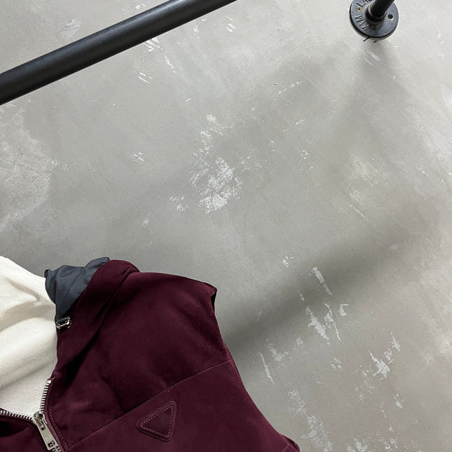 PRADA 25S SUEDE DOWN VEST 385