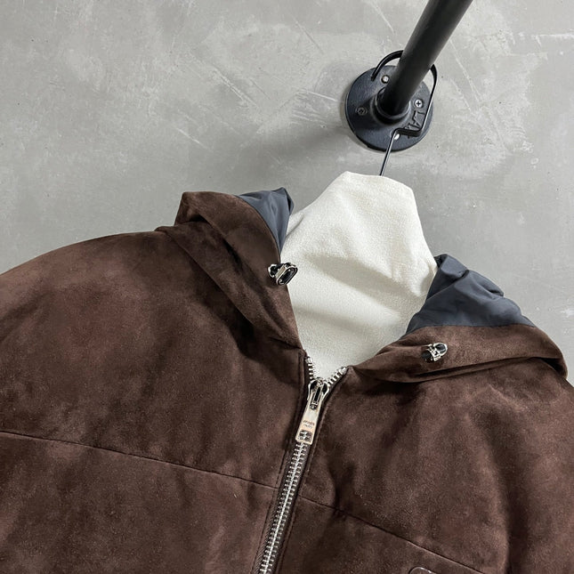 PRADA 25S SUEDE DOWN VEST 384