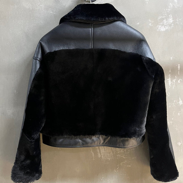 HERMES 25S SHEARLING JACKET 349