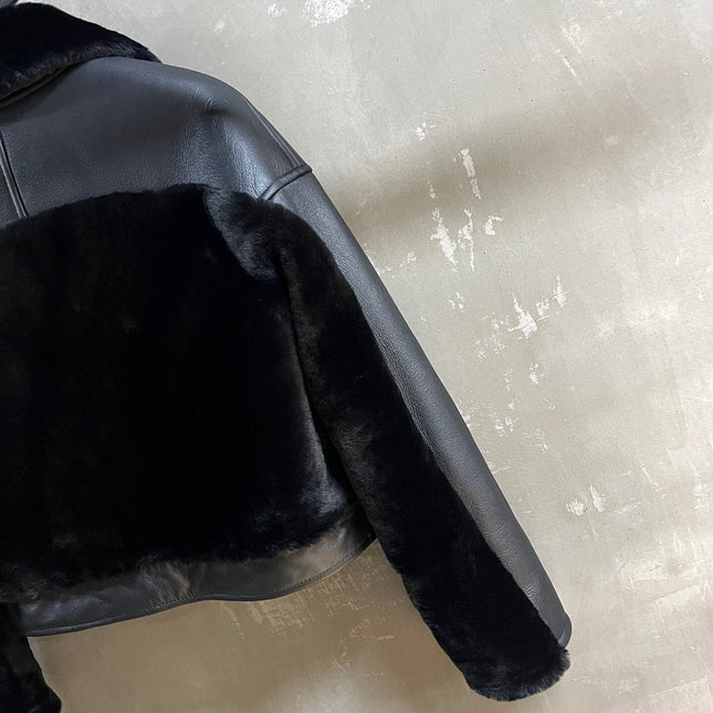 HERMES 25S SHEARLING JACKET 349
