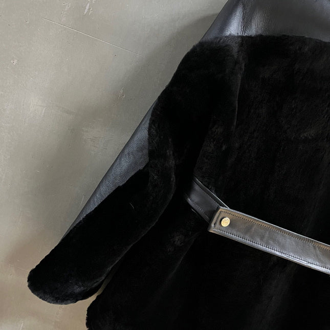 HERMES 25S SHEARLING JACKET 348
