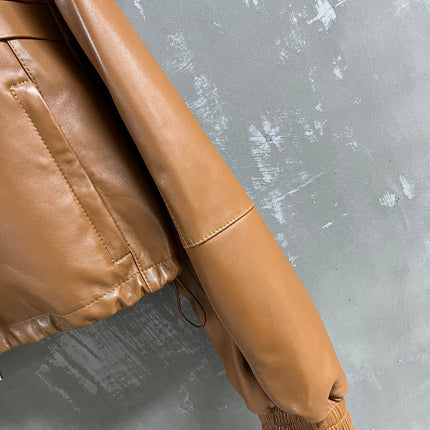 PRADA 26S LEATHER JACKET 1120