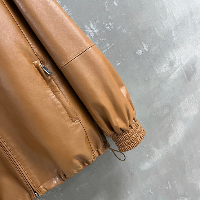 PRADA 26S LEATHER JACKET 1118