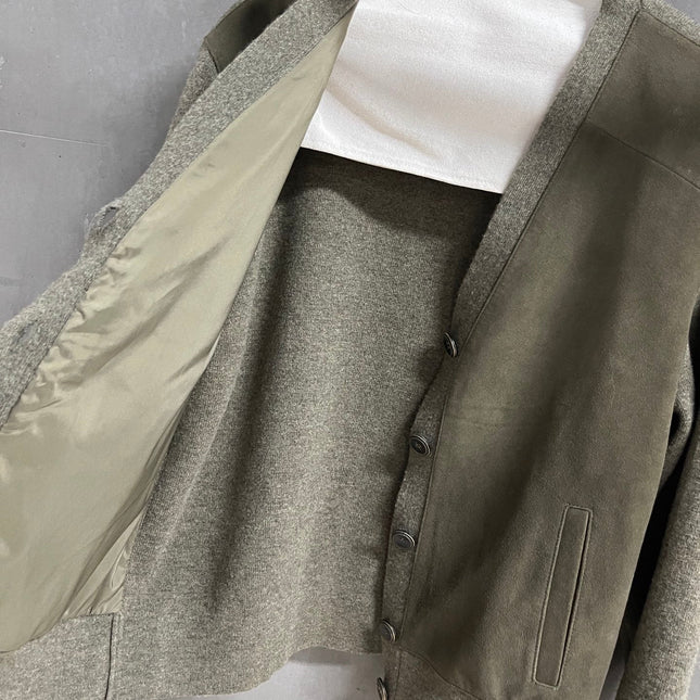 LORO PIANA 26S V-NECK KNIT CARDIGAN 881