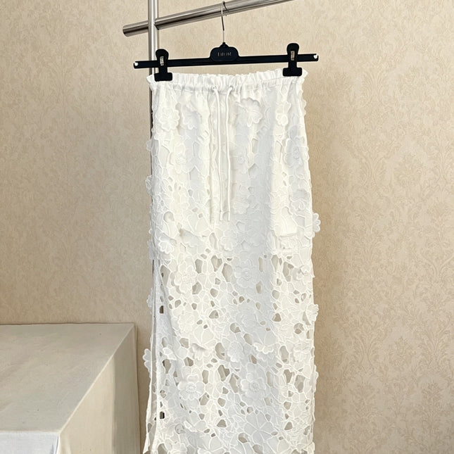 ZIMMERMANN 26S LACE MIDI SKIRT STYLE 14