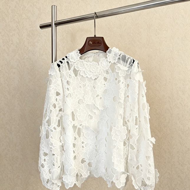 ZIMMERMANN 26S LACE SHIRT STYLE 13