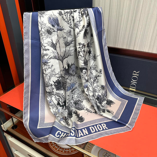 DIOR 26S SCARF 90CM IN SILK 304189