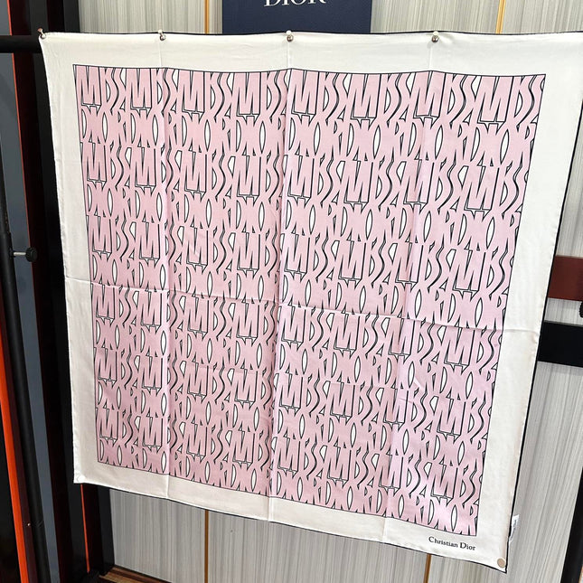 DIOR 26S SCARF 90CM IN SILK 307334