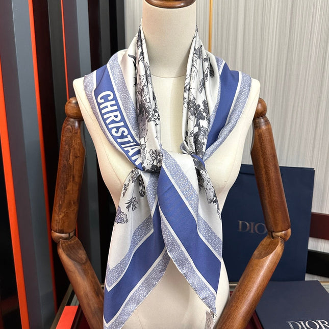 DIOR 26S SCARF 90CM IN SILK 304189
