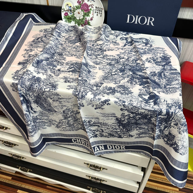 DIOR 26S SCARF 90CM IN SILK 313453