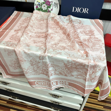 DIOR 26S SCARF 90CM IN SILK 313455