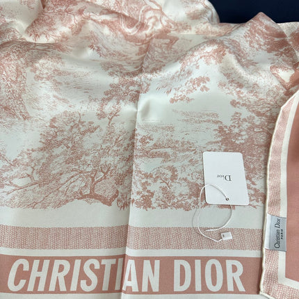 DIOR 26S SCARF 90CM IN SILK 313455