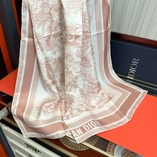 DIOR 26S SCARF 90CM IN SILK 313455
