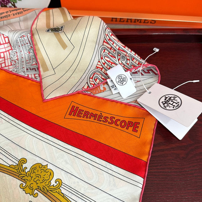 HERMES 26S SCARF 90 IN SILK 303324