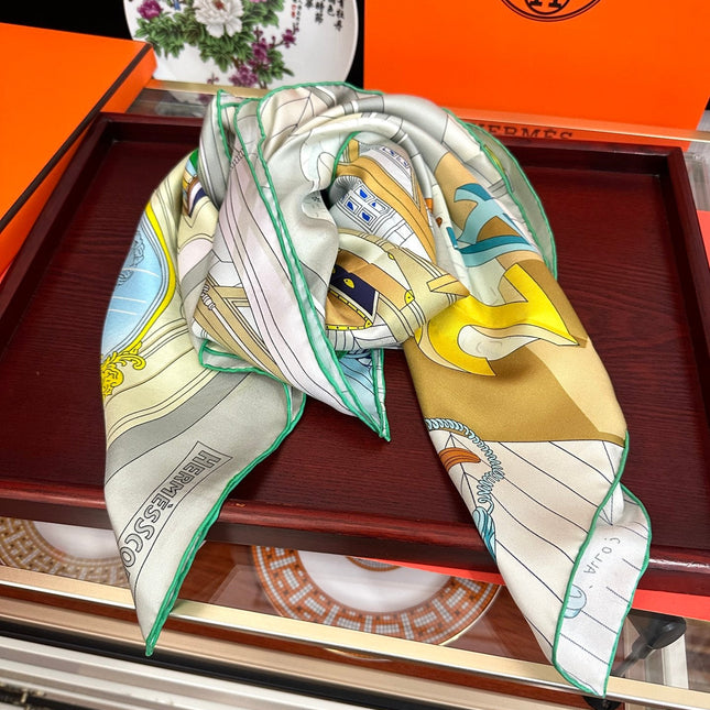 HERMES 26S SCARF 90 IN SILK 303325