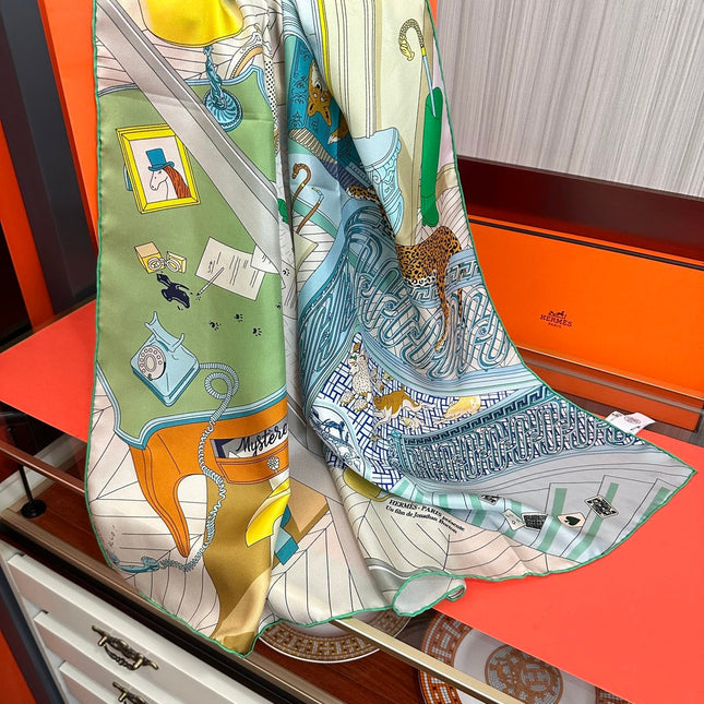 HERMES 26S SCARF 90 IN SILK 303325