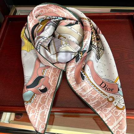 DIOR 26S SCARF 90CM IN SILK 313460