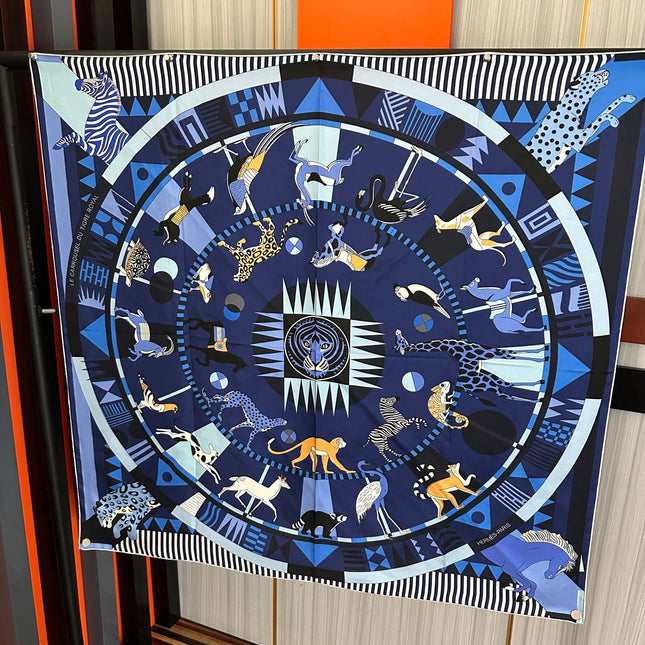 HERMES 26S SCARF 90 IN SILK 303330