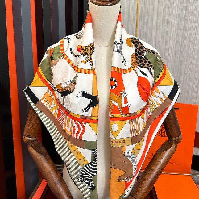 HERMES 26S SCARF 90 IN SILK 303331