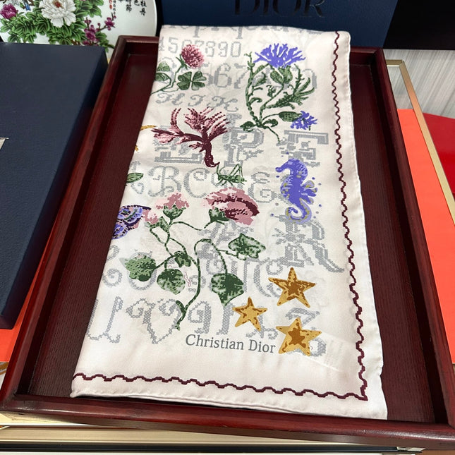 DIOR 26S SCARF 90CM IN SILK 312029