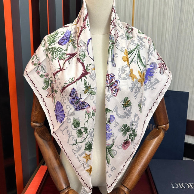 DIOR 26S SCARF 90CM IN SILK 312029