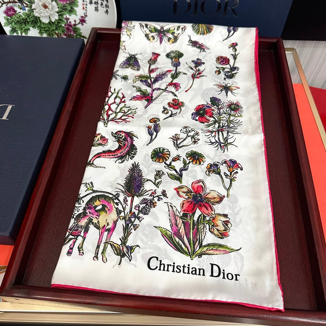 DIOR 26S SCARF 90CM IN SILK 312028