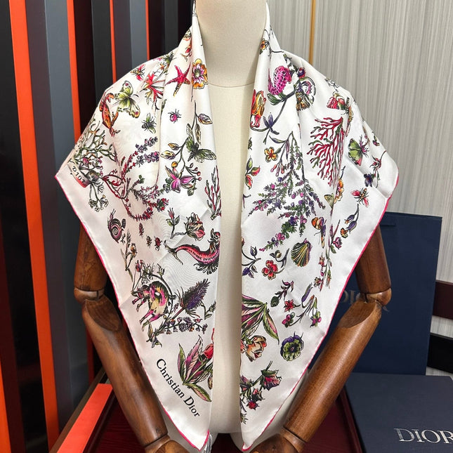 DIOR 26S SCARF 90CM IN SILK 312028